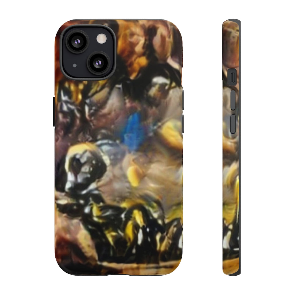 Bird At Apocalypse Prayer Art Tough Phone Case