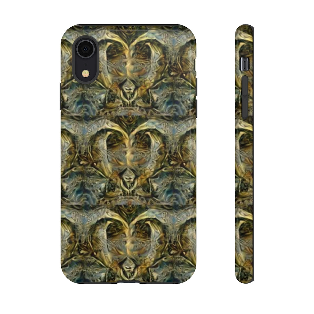 Ornate Gold Hearts II Tough Phone Case