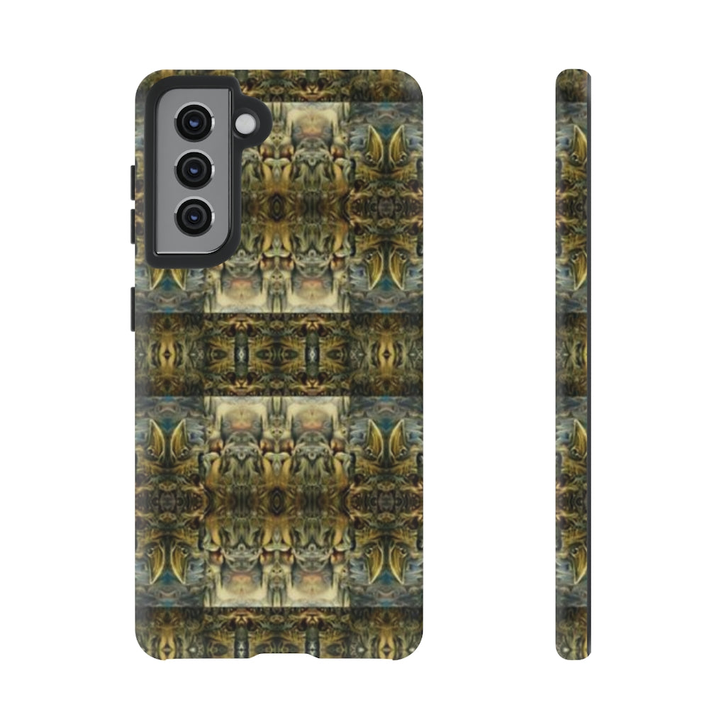 On Cats and Birds Art Tough Phone Case