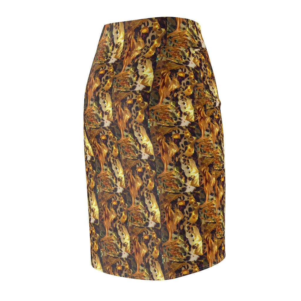 Goldgirl III Women's Pencil Skirt