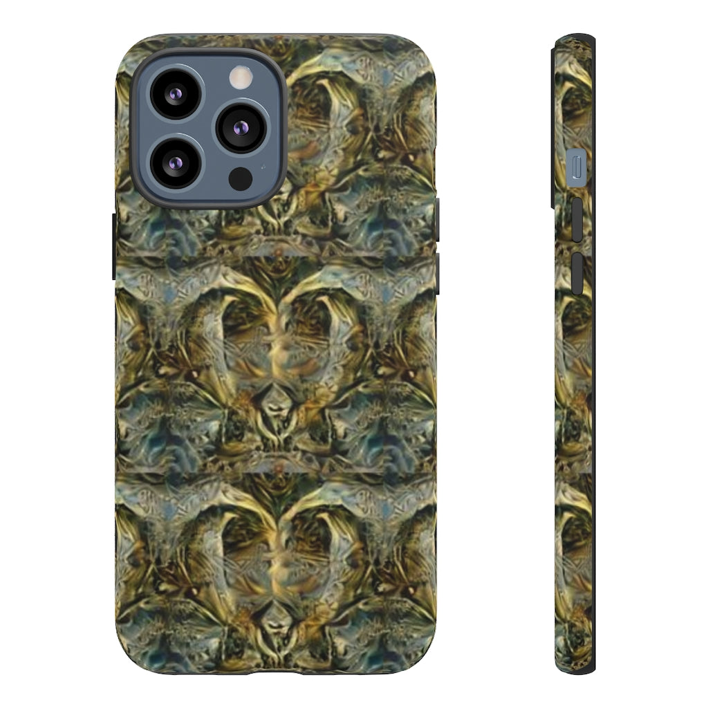 Ornate Gold Hearts II Tough Phone Case