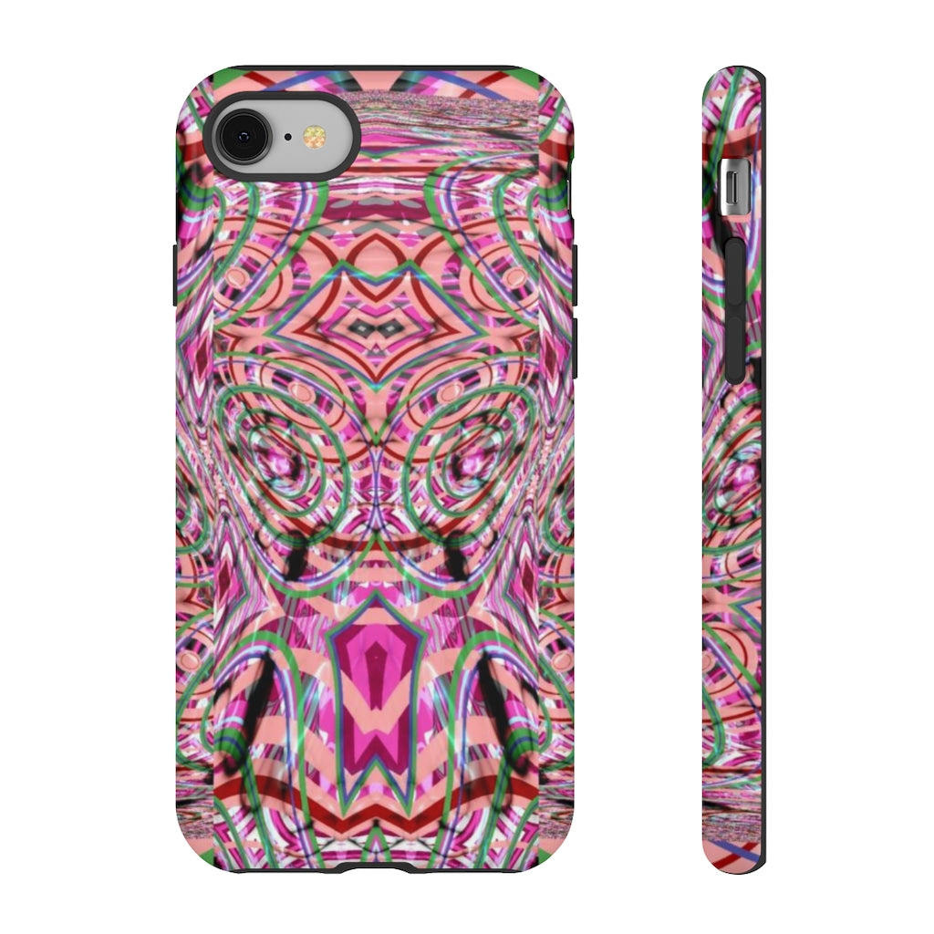 Pink Mess Art Tough Phone Cases