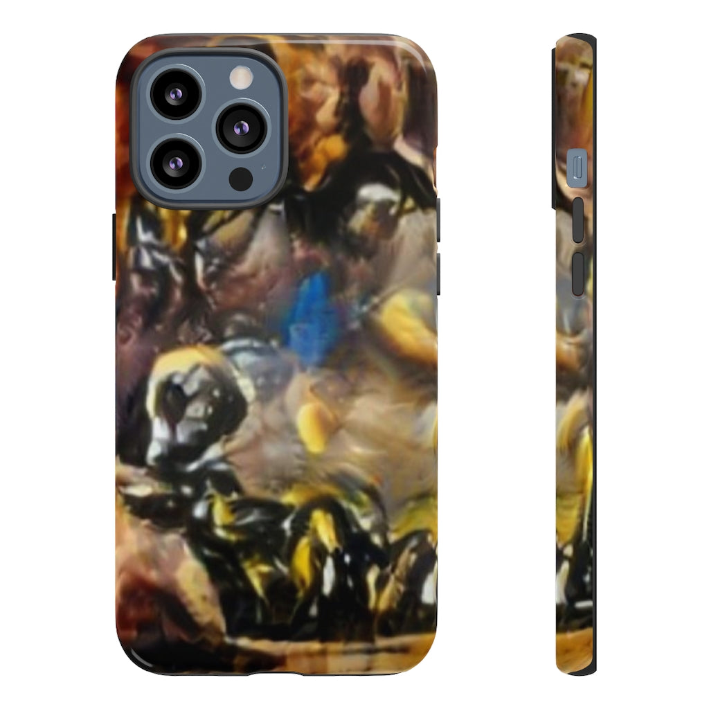 Bird At Apocalypse Prayer Art Tough Phone Case