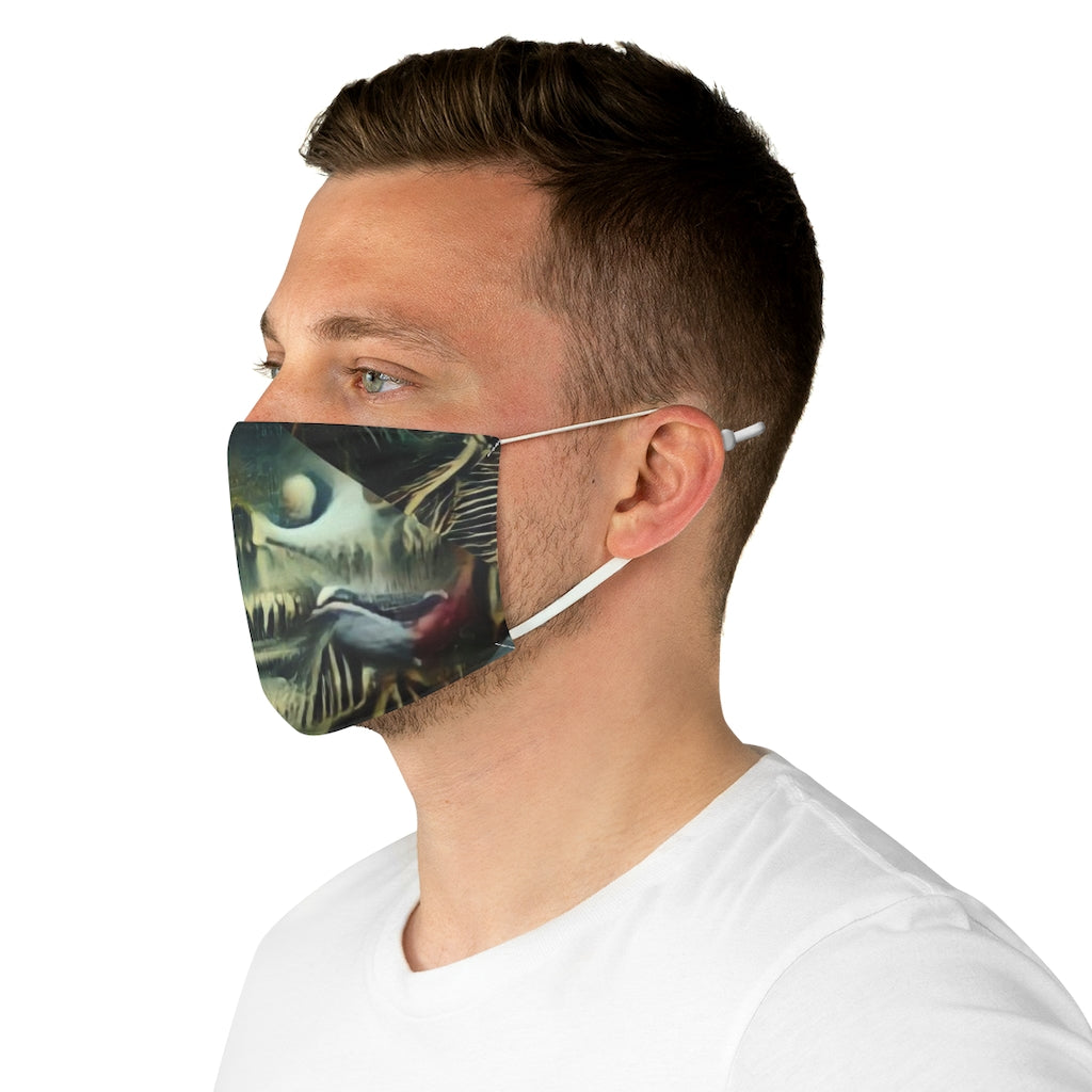 Skellton Key Print Fabric Face Mask