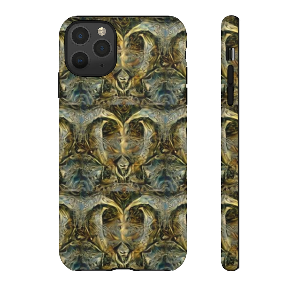 Ornate Gold Hearts II Tough Phone Case