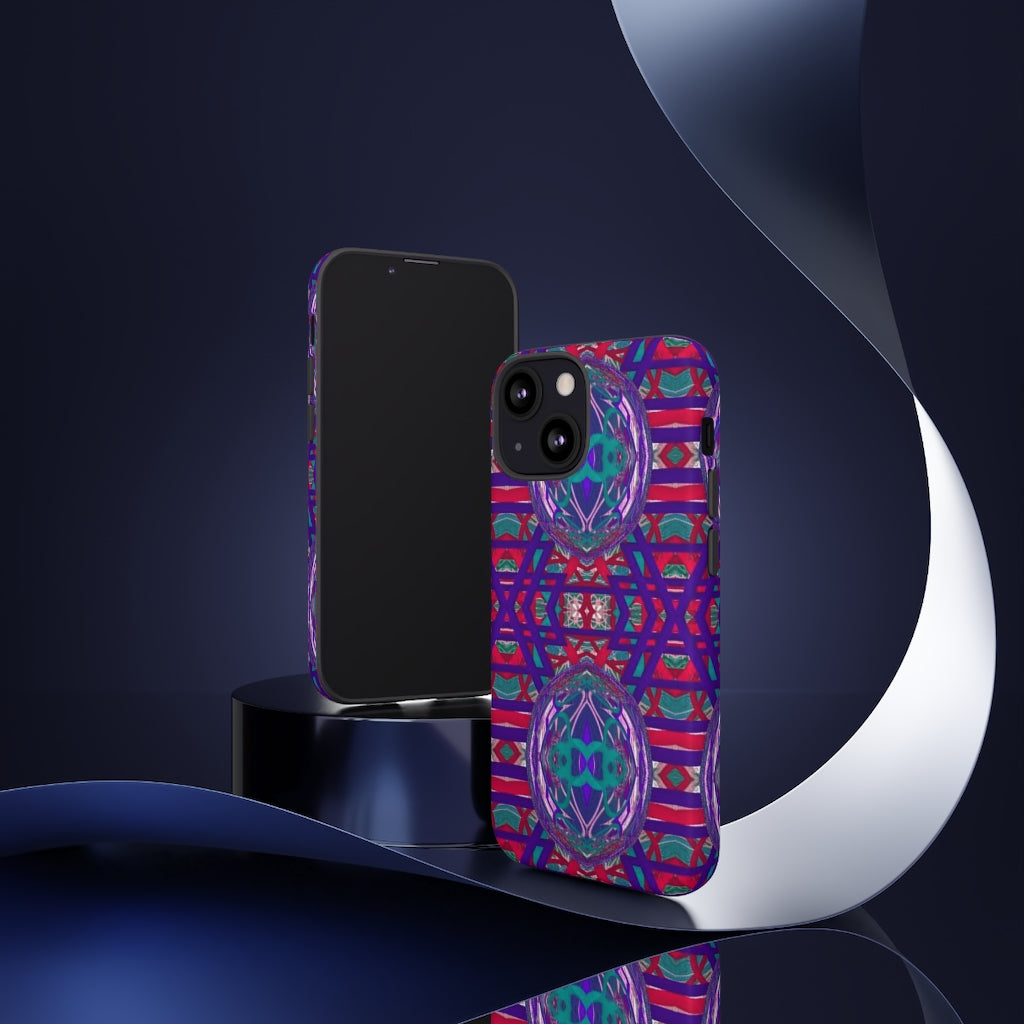 Purple Eggs Art Tough Phone Cases