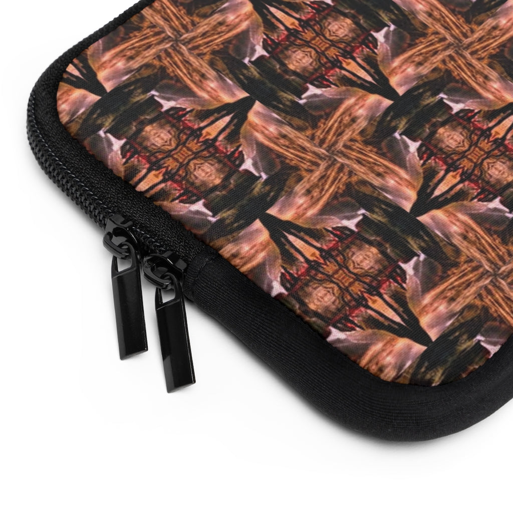 Pink Spyres Print Laptop Sleeve