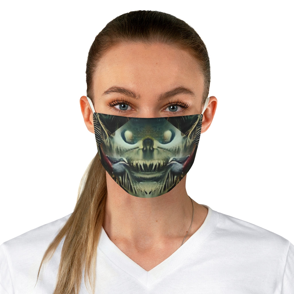 Skellton Key Print Fabric Face Mask