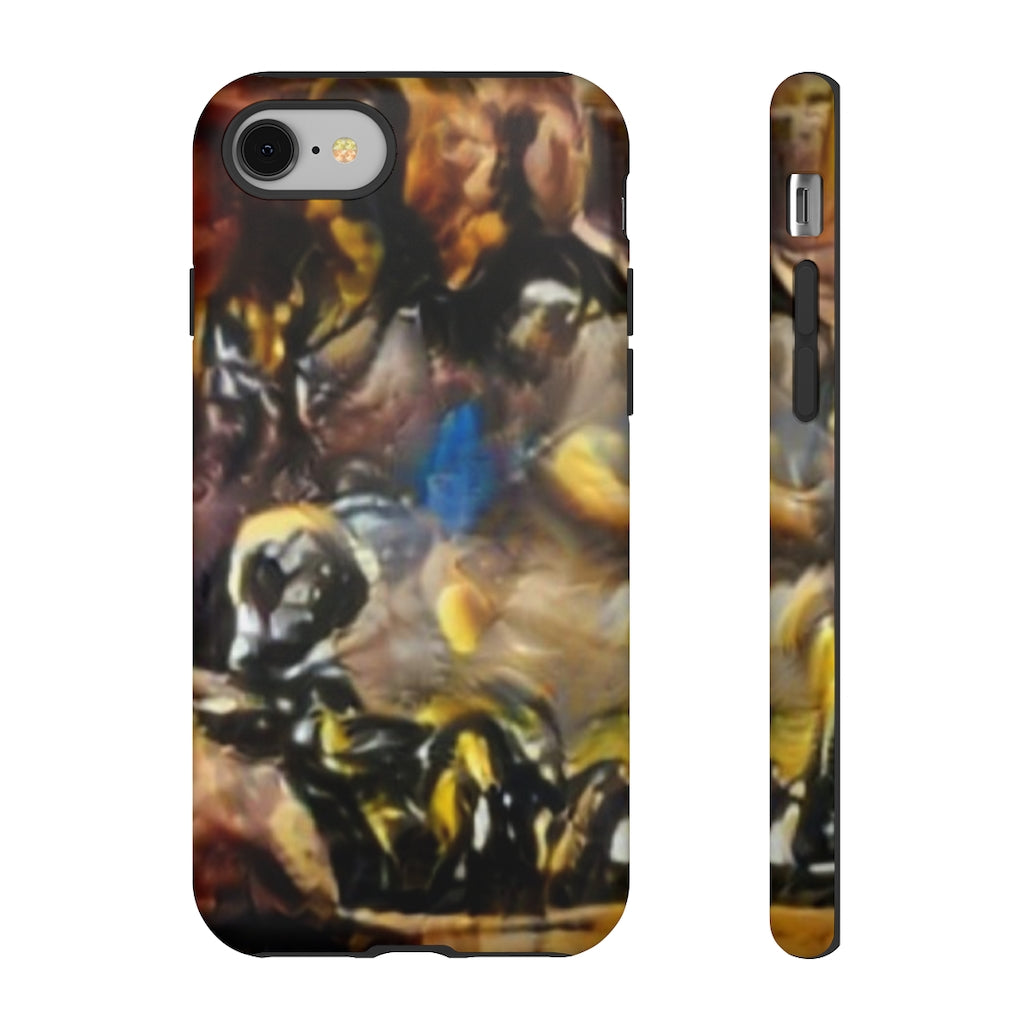 Bird At Apocalypse Prayer Art Tough Phone Case