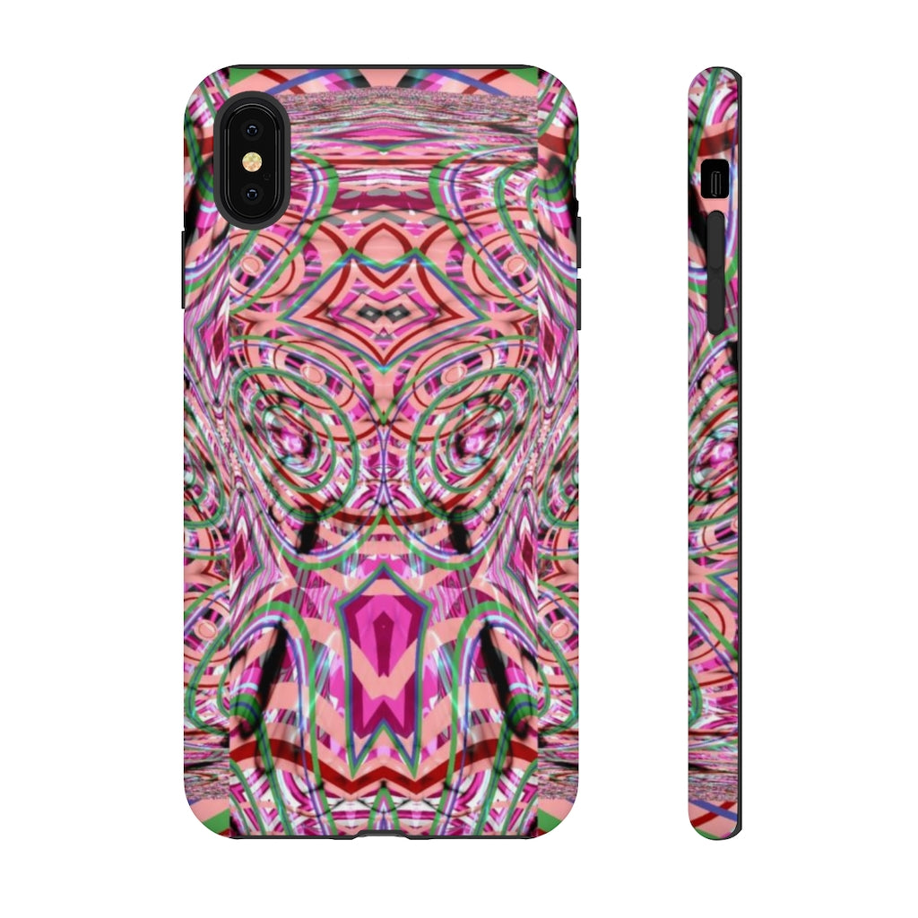 Pink Mess Art Tough Phone Cases