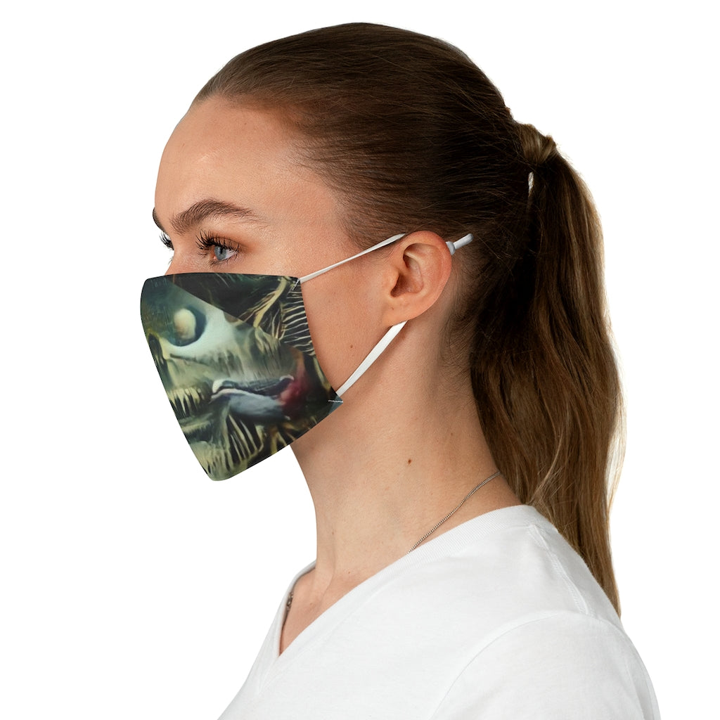 Skellton Key Print Fabric Face Mask