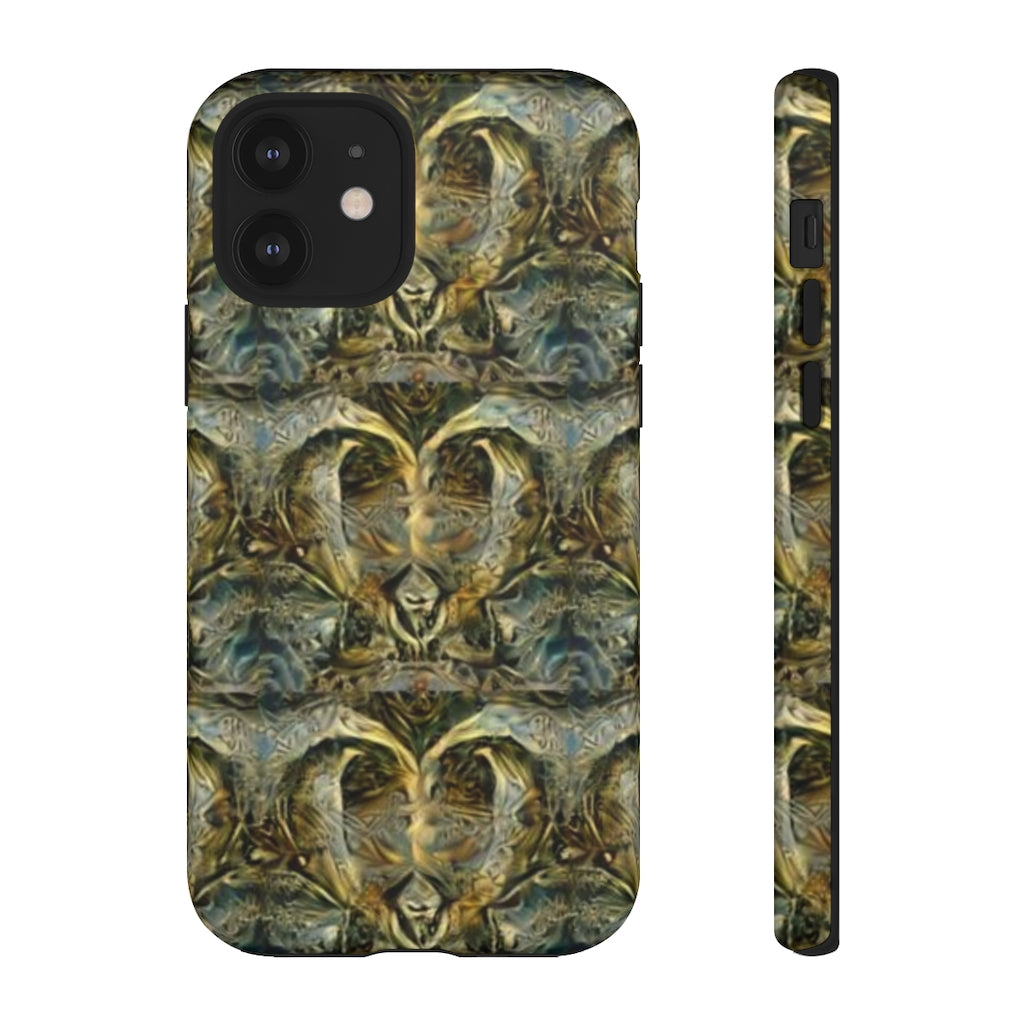 Ornate Gold Hearts II Tough Phone Case