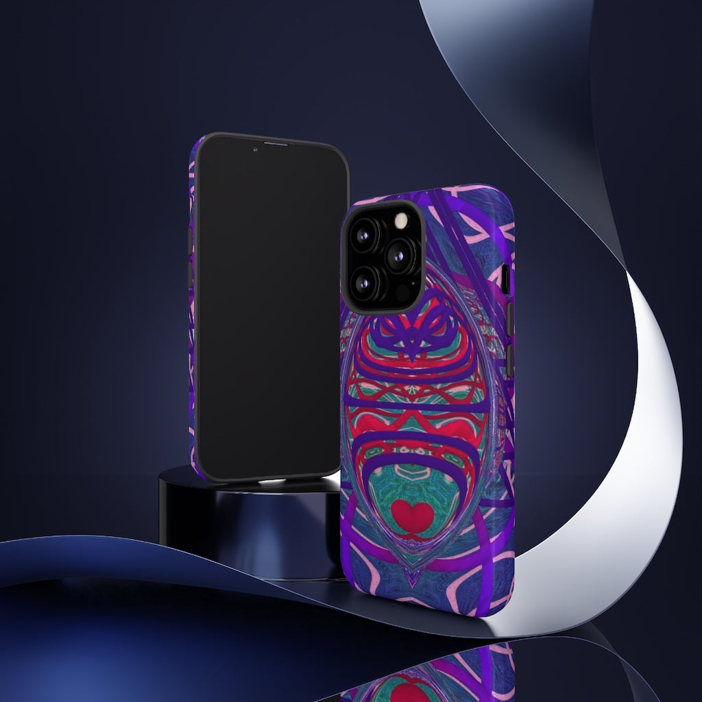 Burple Purd Art Tough Phone Case