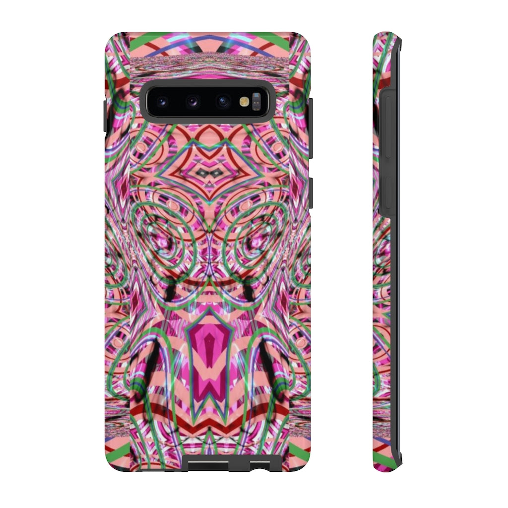 Pink Mess Art Tough Phone Cases