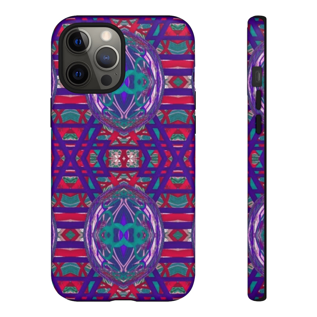 Purple Eggs Art Tough Phone Cases