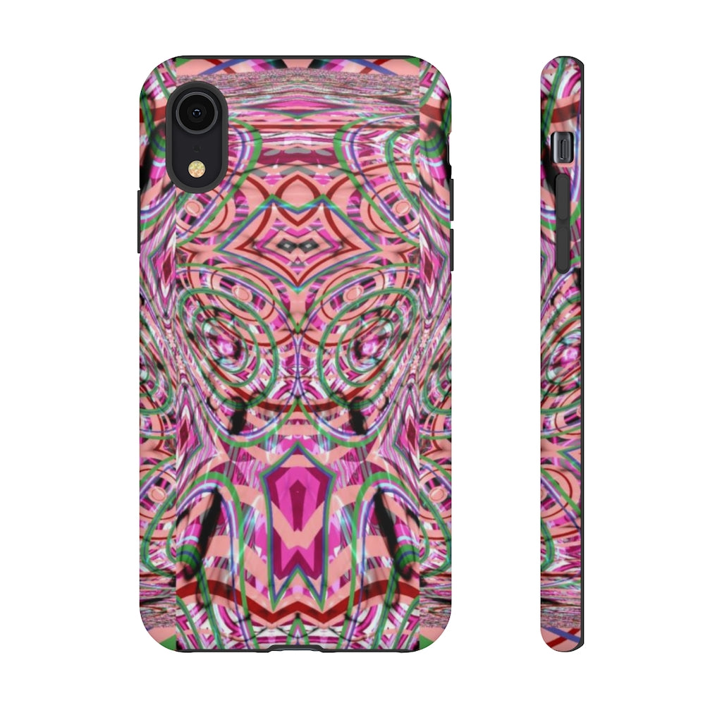 Pink Mess Art Tough Phone Cases