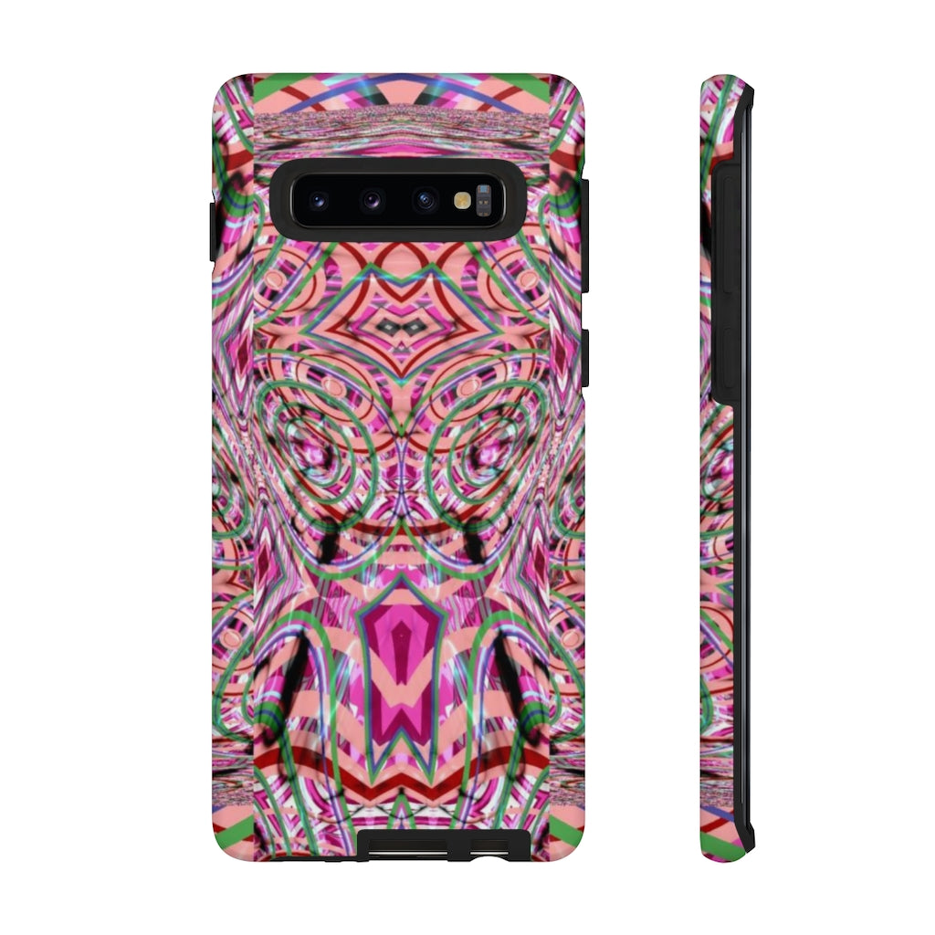 Pink Mess Art Tough Phone Cases