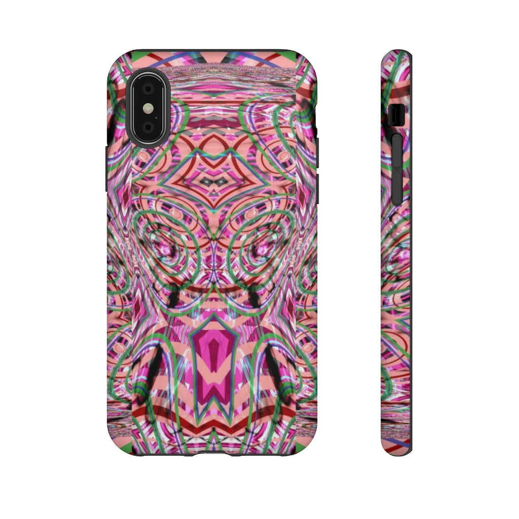 Pink Mess Art Tough Phone Cases