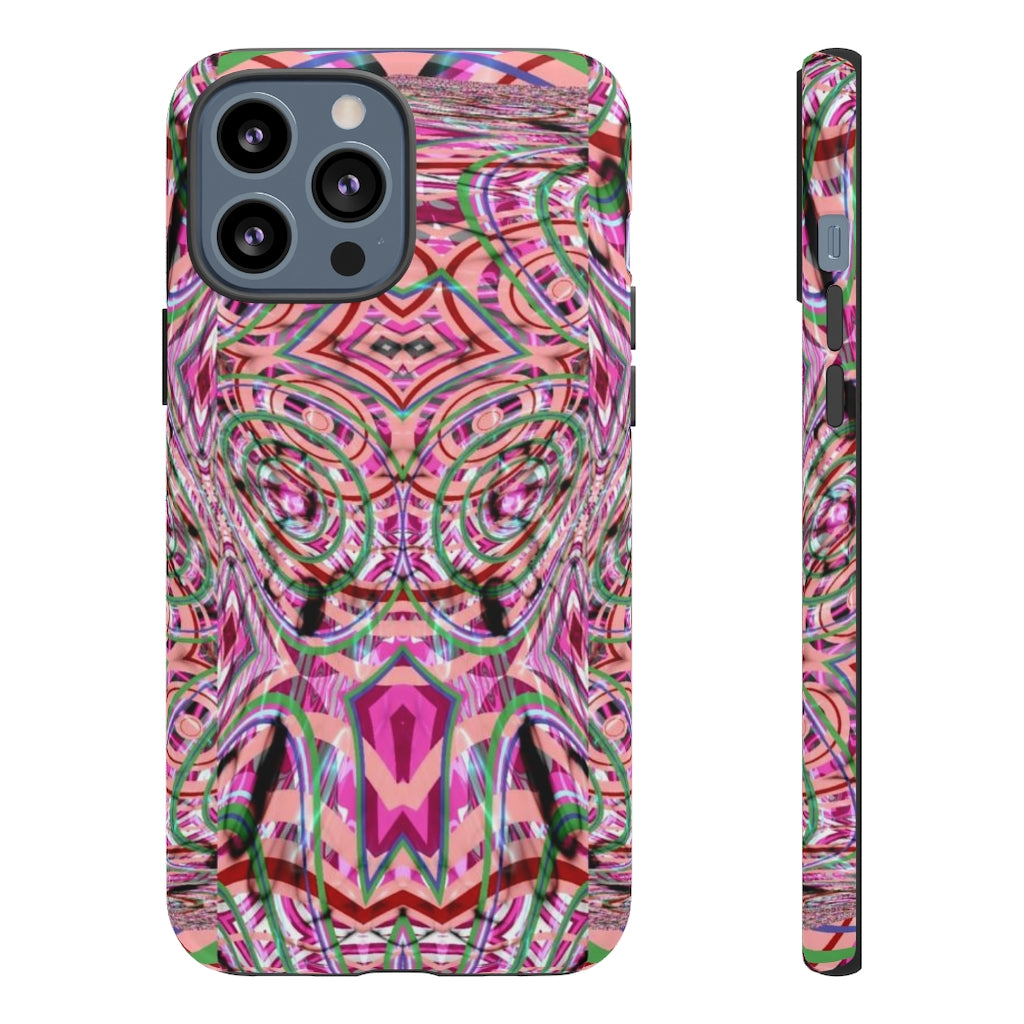 Pink Mess Art Tough Phone Cases