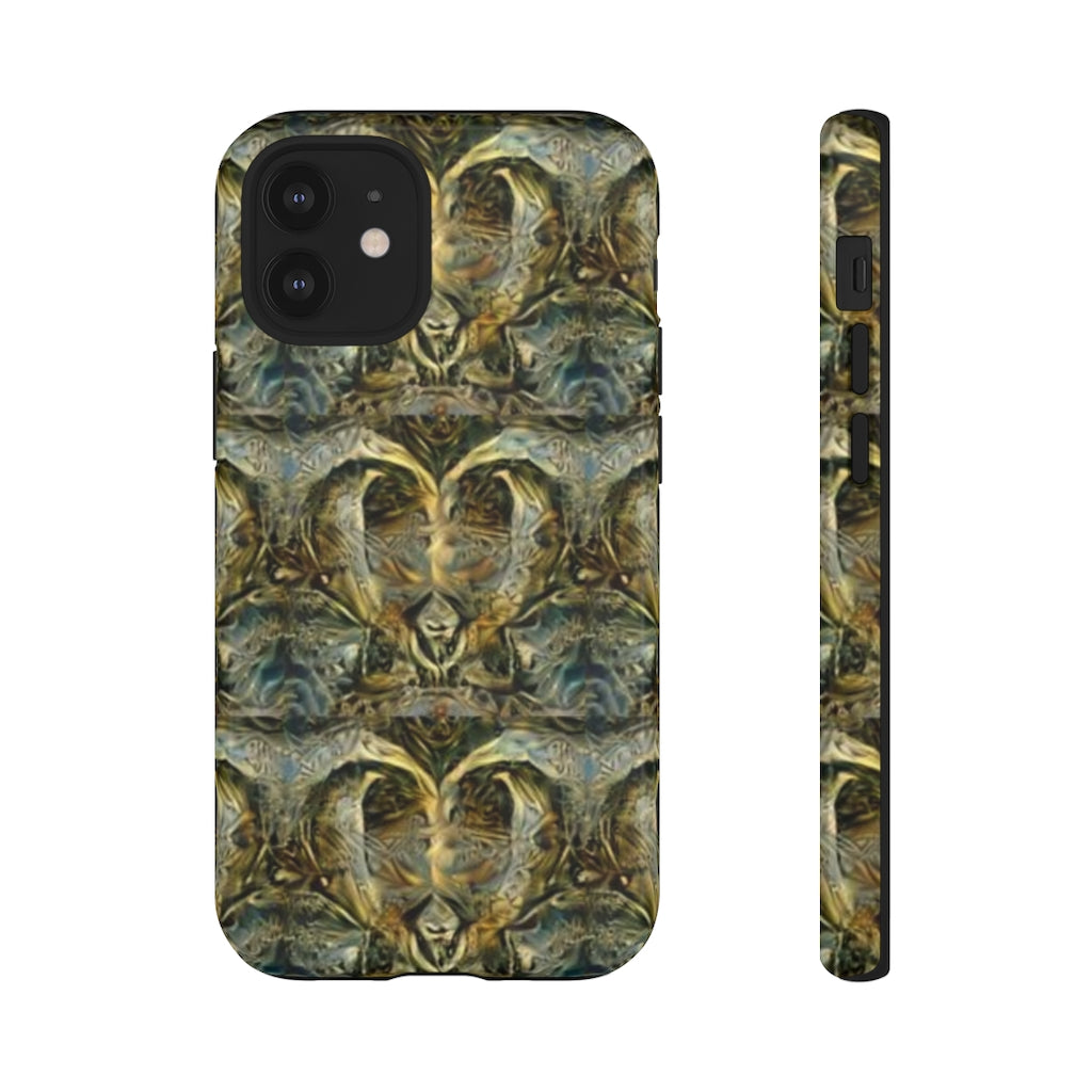 Ornate Gold Hearts II Tough Phone Case