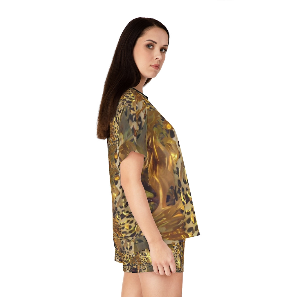 Goldgirl Art Women's Short Pajama Set