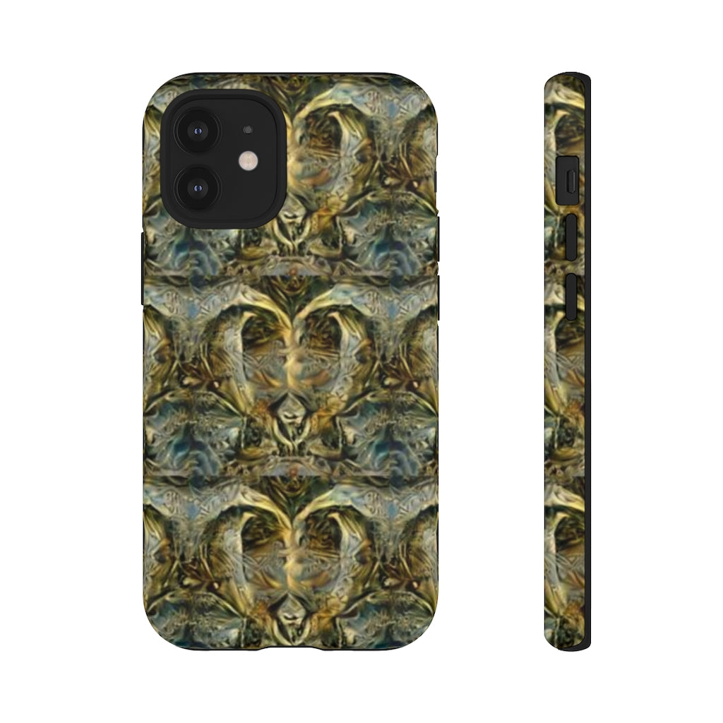 Ornate Gold Hearts II Tough Phone Case