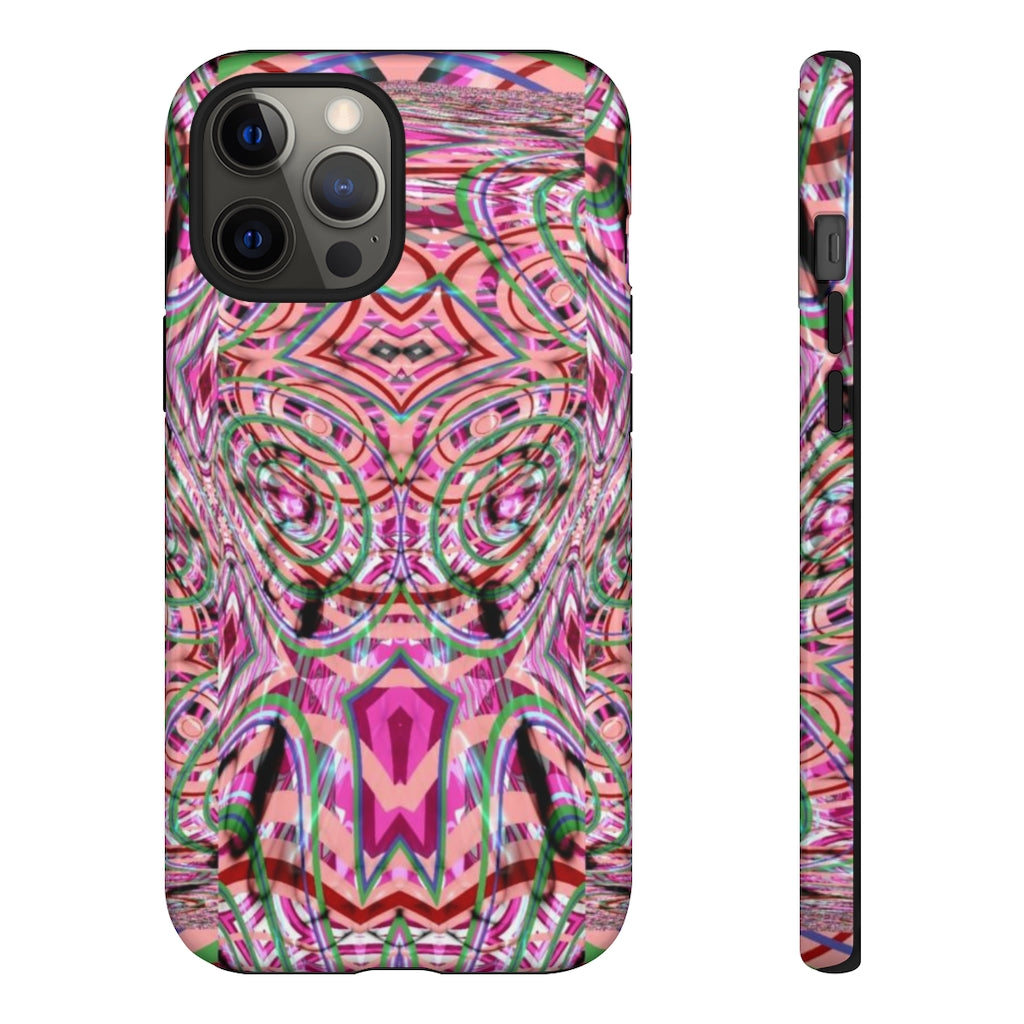 Pink Mess Art Tough Phone Cases