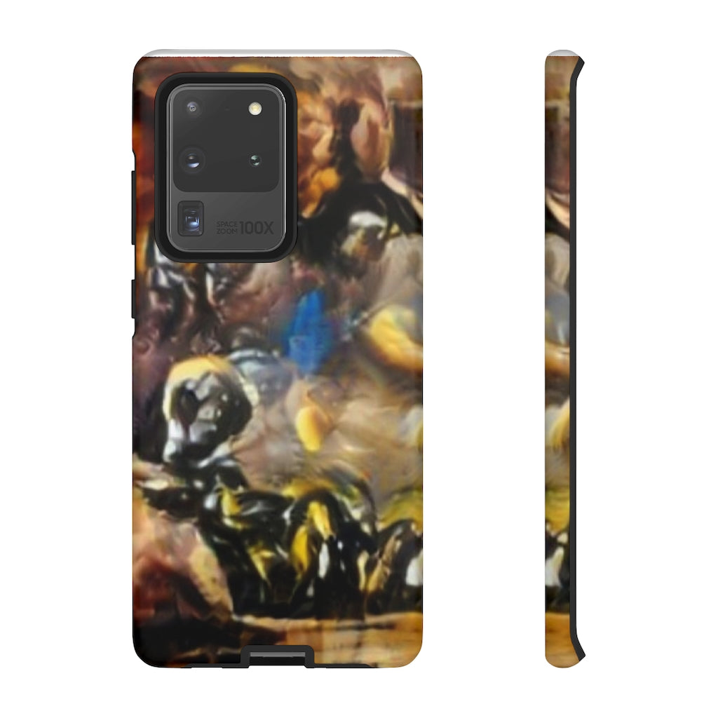 Bird At Apocalypse Prayer Art Tough Phone Case