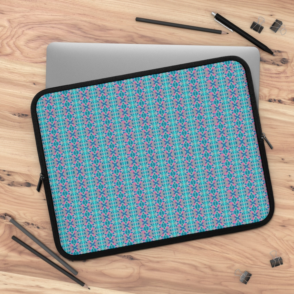 Robin Egg Blue Seed Pod Print Laptop Sleeve