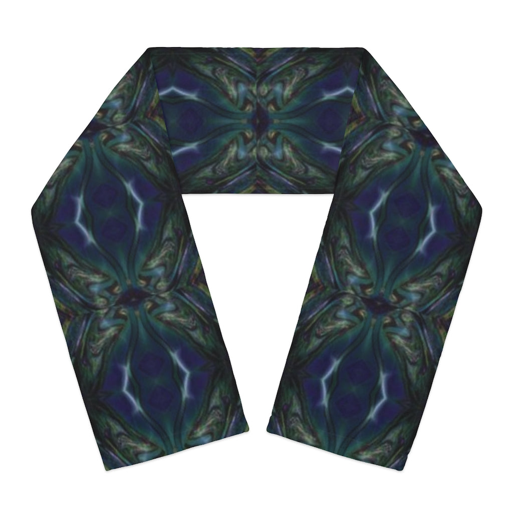 Blue Butterflies Warm Scarf