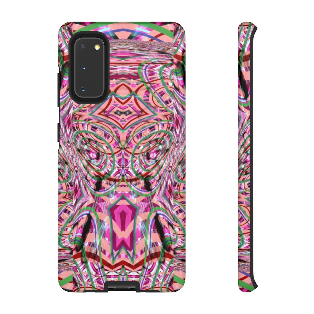 Pink Mess Art Tough Phone Cases