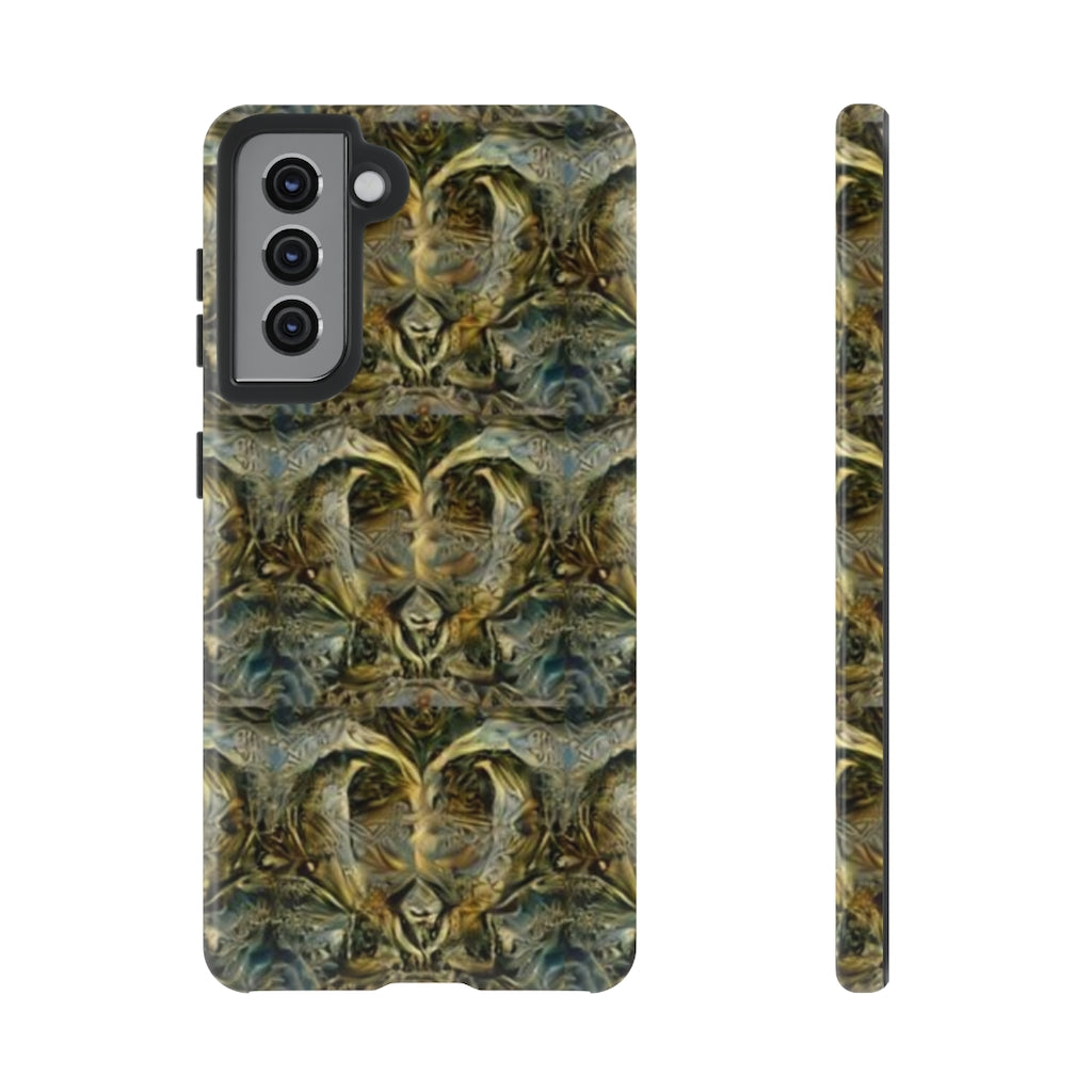 Ornate Gold Hearts II Tough Phone Case