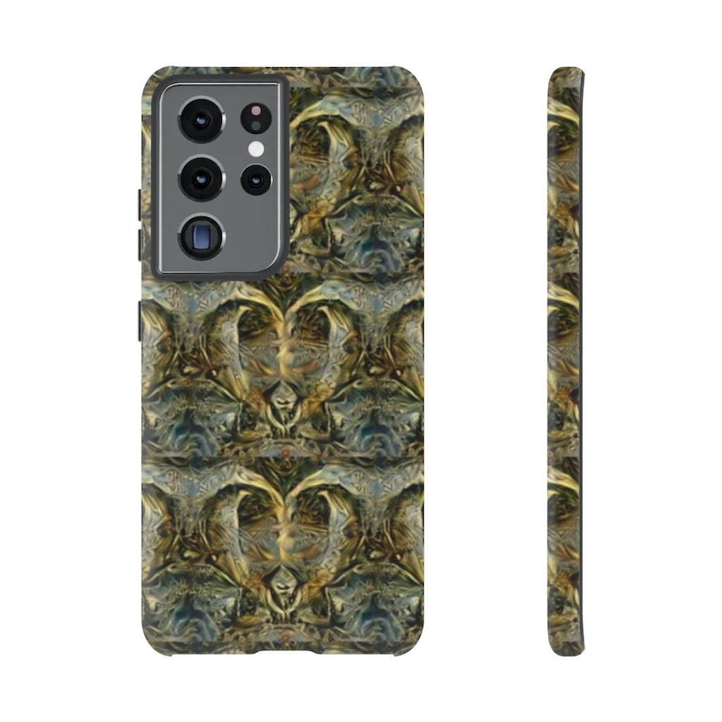 Ornate Gold Hearts II Tough Phone Case