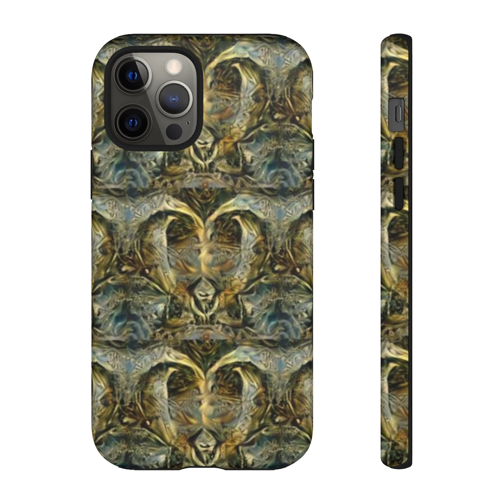 Ornate Gold Hearts II Tough Phone Case