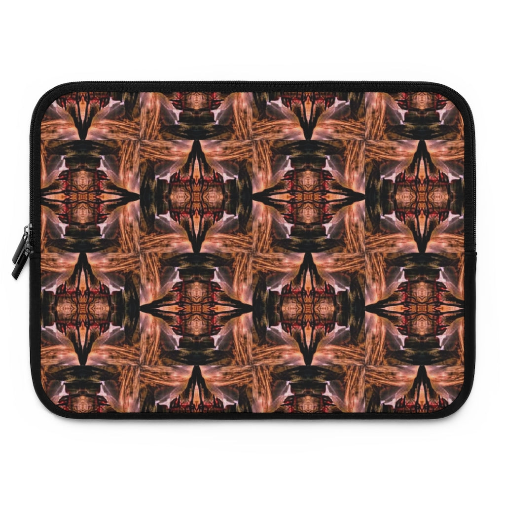 Pink Spyres Print Laptop Sleeve