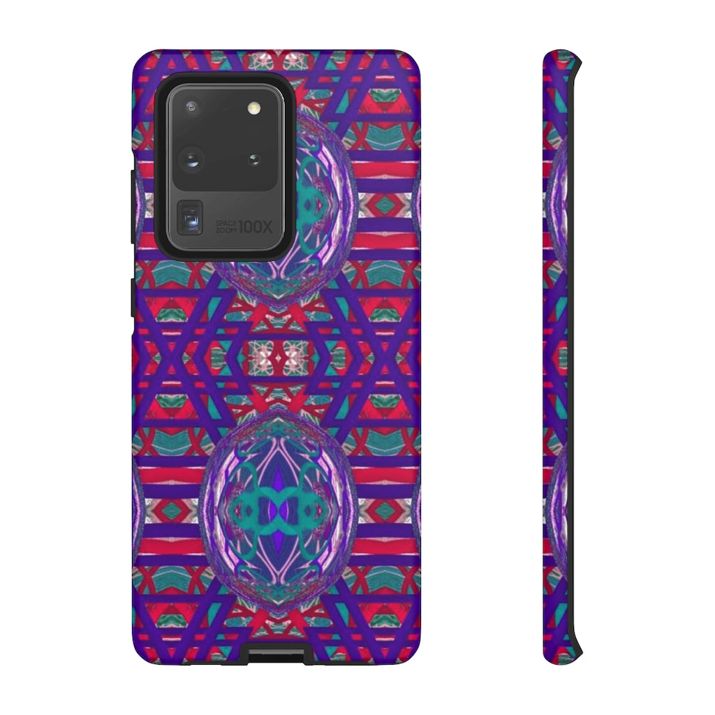 Purple Eggs Art Tough Phone Cases