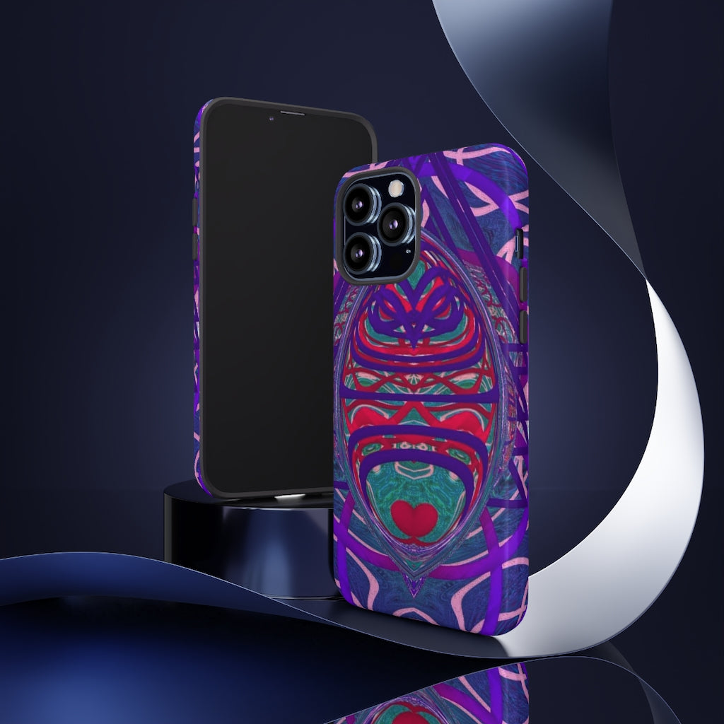 Burple Purd Art Tough Phone Case