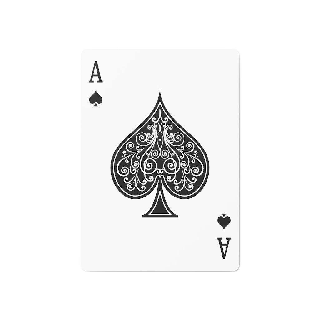 Skellton Key Print Poker Cards