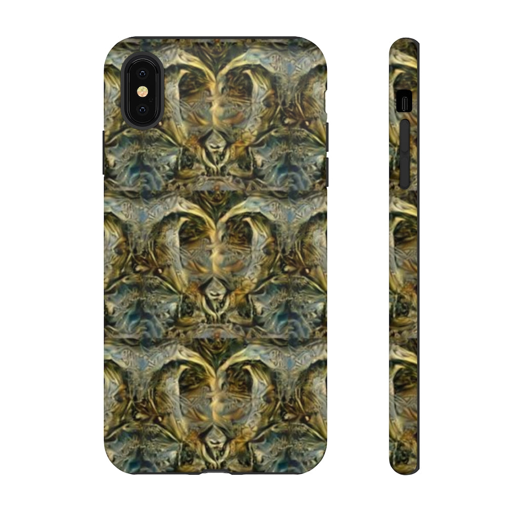 Ornate Gold Hearts II Tough Phone Case