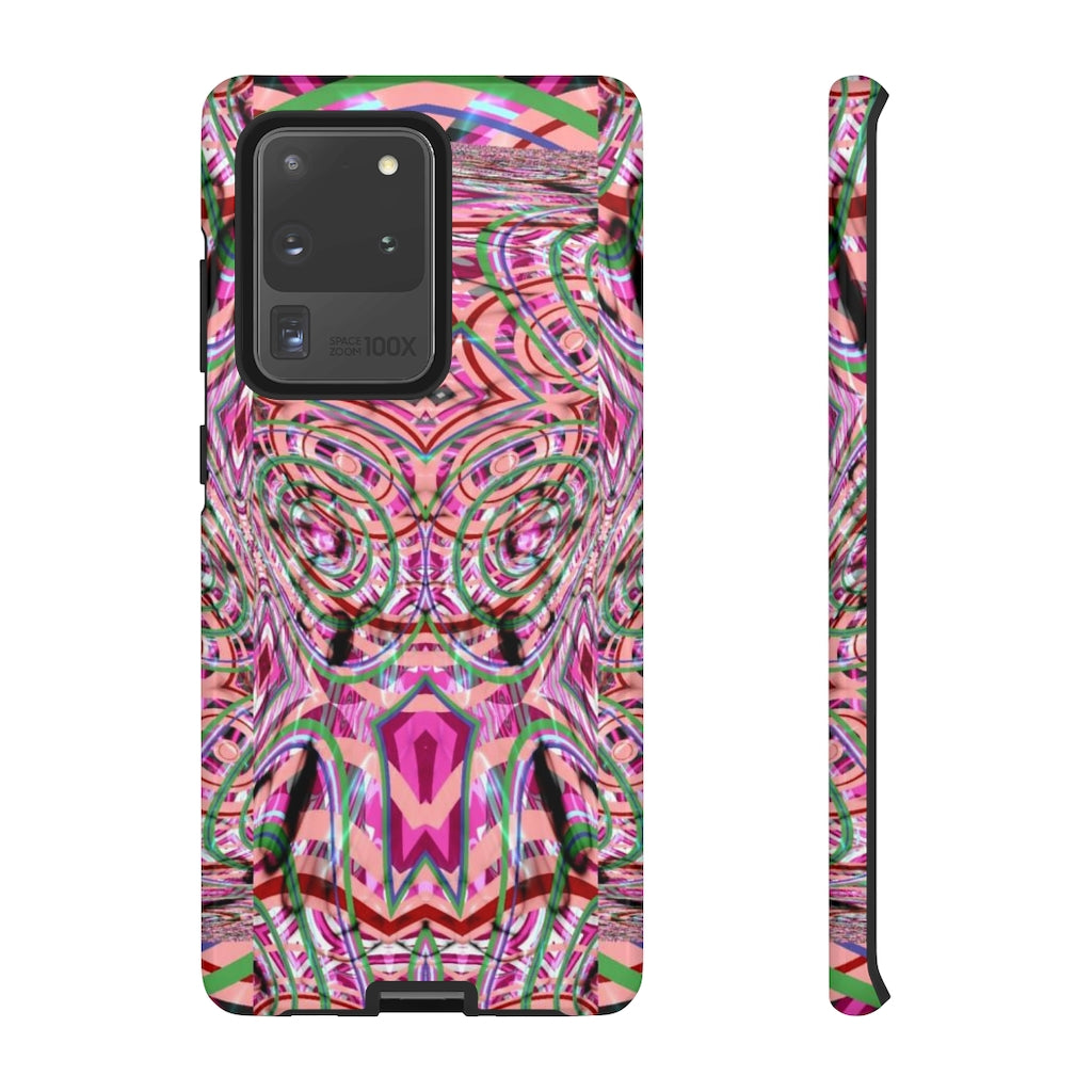 Pink Mess Art Tough Phone Cases