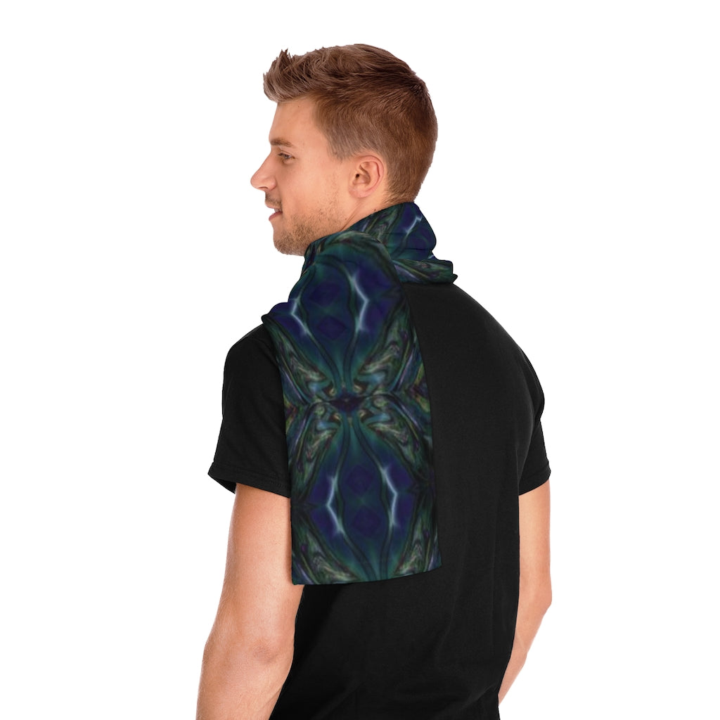 Blue Butterflies Warm Scarf