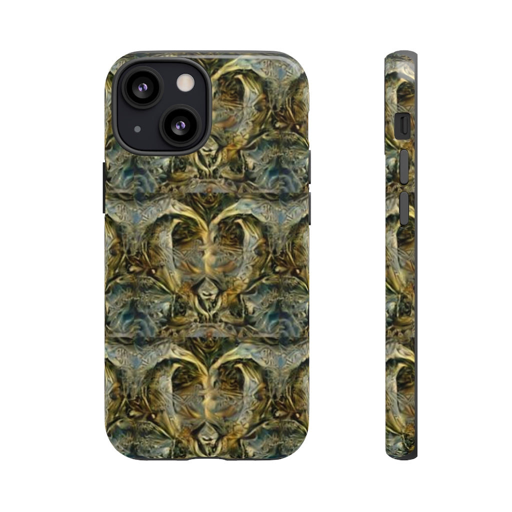 Ornate Gold Hearts II Tough Phone Case