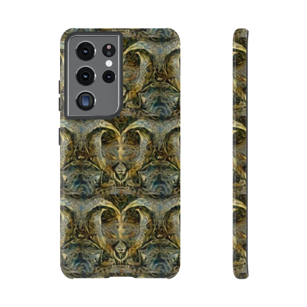 Ornate Gold Hearts II Tough Phone Case