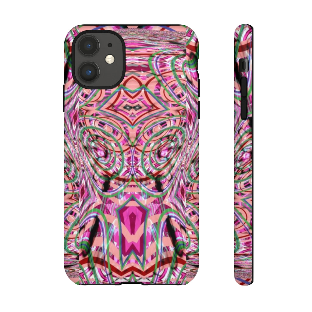 Pink Mess Art Tough Phone Cases