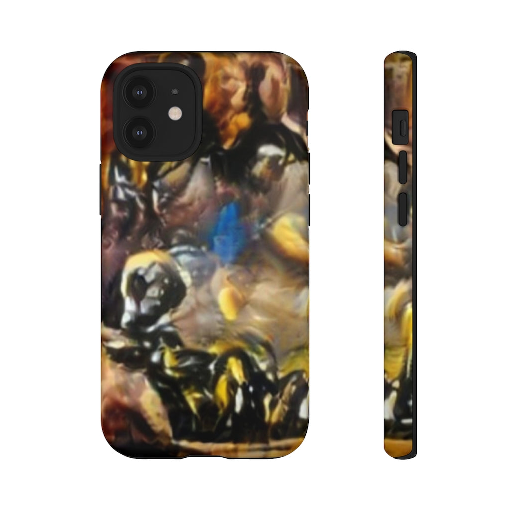 Bird At Apocalypse Prayer Art Tough Phone Case