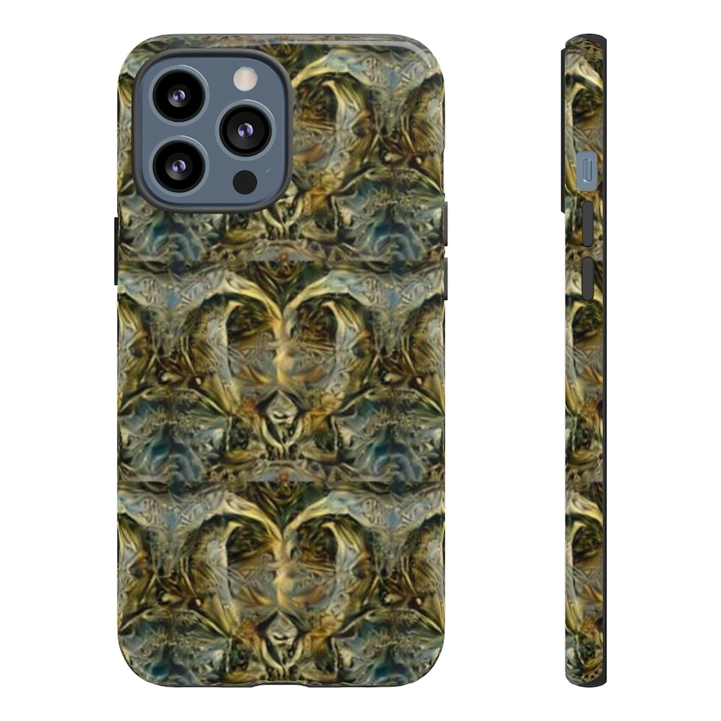 Ornate Gold Hearts II Tough Phone Case