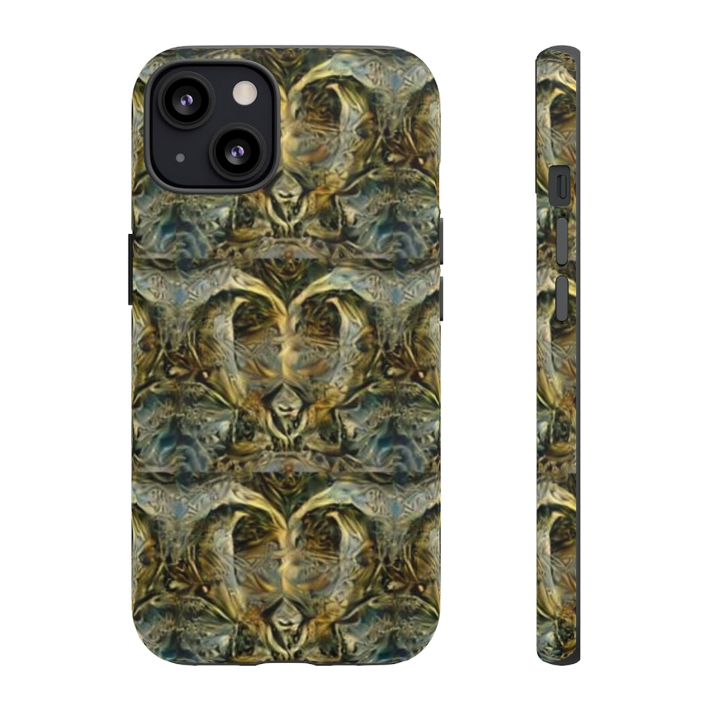 Ornate Gold Hearts II Tough Phone Case