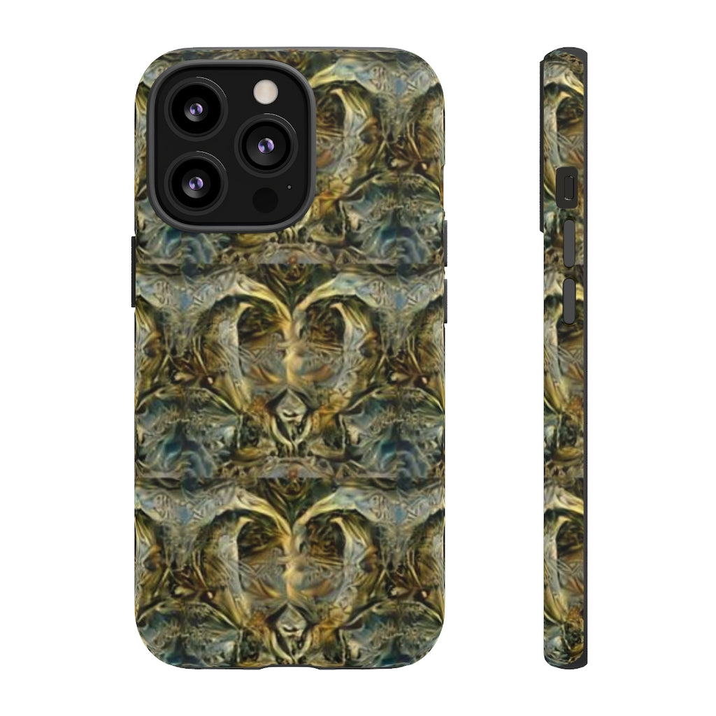 Ornate Gold Hearts II Tough Phone Case