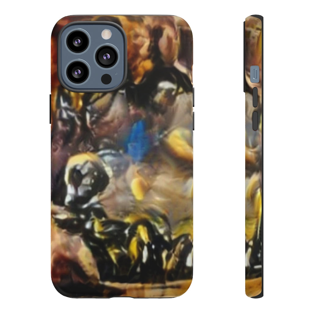 Bird At Apocalypse Prayer Art Tough Phone Case