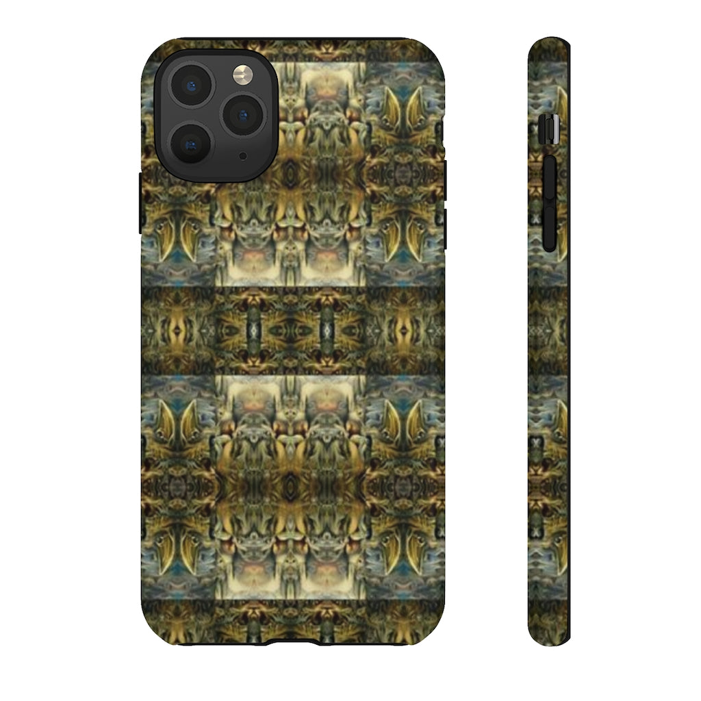 On Cats and Birds Art Tough Phone Case